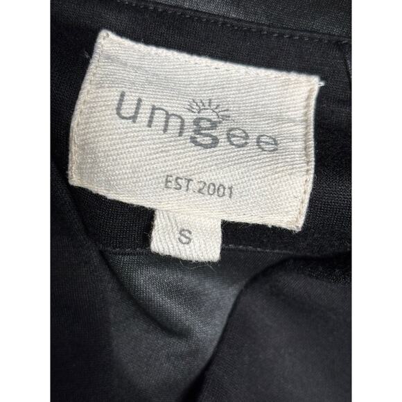 Umgee Casual Promises Black Scuba Size Small Long Sleeves Pullover Oversized - Picture 3 of 7